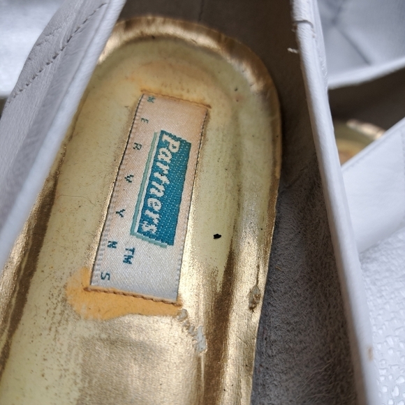 Partners White Olivia Flats Women's Size 7.5 - Picture 8 of 9